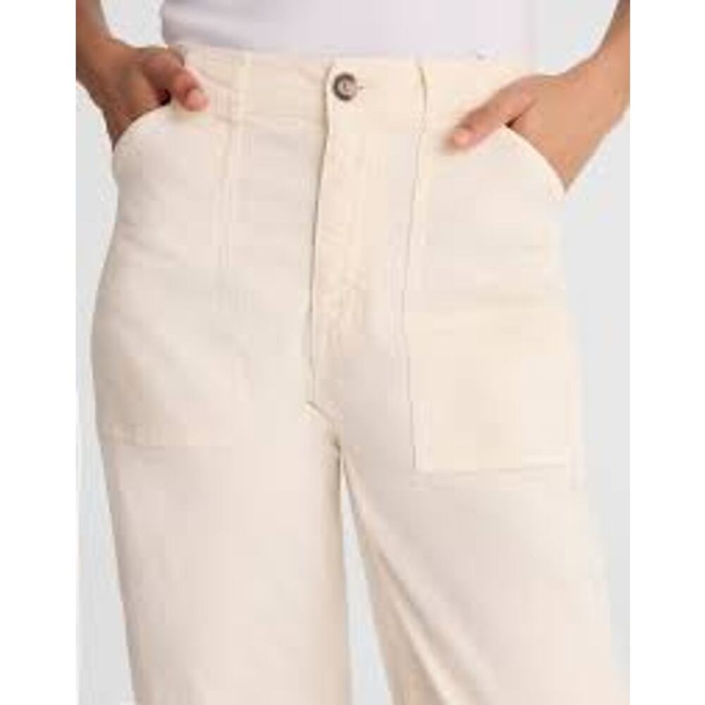 MADEWELL Darted Barrel Leg Pants Vanilla Size 27 New NWT 4 CASUAL MINIMALIST - Picture 3 of 9